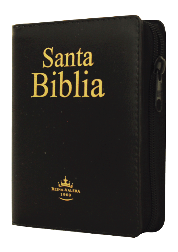 Biblia Reina Valera 1960 Tamaño Bolsillo Letra Mediana Imitación Piel Negro [RVR025cLGZTIa]