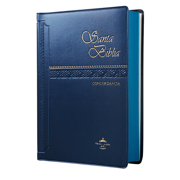Biblia Reina Valera 1960 Chica Letra Chica Vinil Azul [RVR042C]