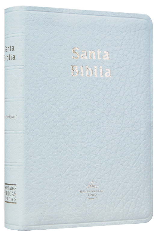 Biblia Reina Valera 1960 Chica Letra Mediana Imitación Piel Blanco [RVR045c]
