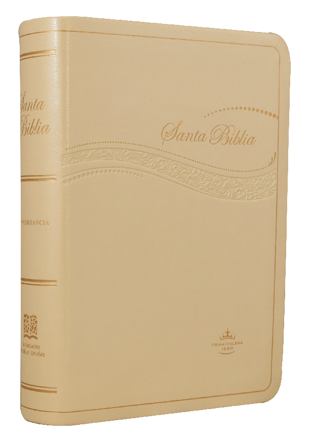 Biblia Reina Valera 1960 Chica Letra Mediana Imitación Piel Crema [RVR045cLGW]