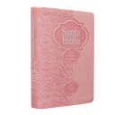 Biblia Fuente de Bendiciones Reina Valera 1960 Chica Letra Mediana Imitación Piel Rosa [RVR045CLMFB]
