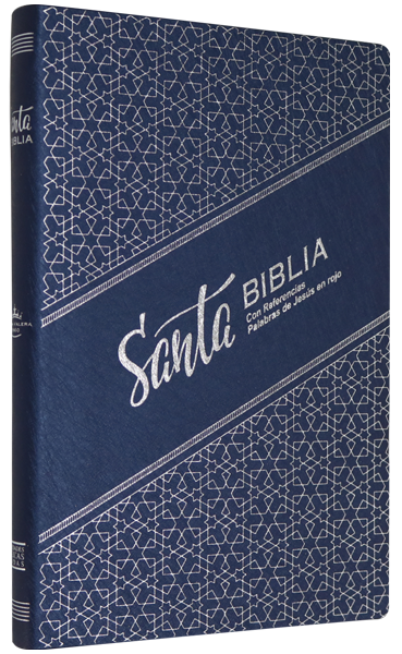 Biblia Reina Valera 1960 Mediana Letra Mediana Vinil Azul [RVR062EAS]