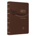 Biblia Reina Valera 1960 Mediana Letra Grande Imitación Piel Café [RVR065CLG]