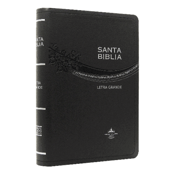 Biblia Reina Valera 1960 Mediana Letra Grande Imitación Piel Gris [RVR065CLG]