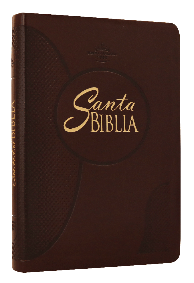 Biblia Reina Valera 1960 Mediana Letra Grande Imitación Piel Café [RVR065CLG]