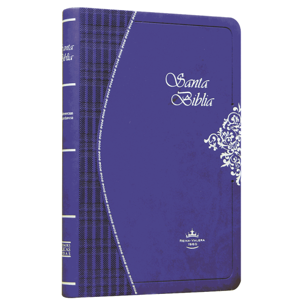 Biblia Reina Valera 1960 Mediana Letra Mediana Imitación Piel Morado [RVR065c]