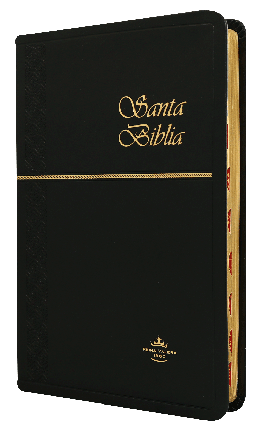 Biblia Reina Valera 1960 Mediana Letra Mediana Imitación Piel Negro Ultrafina [RVR065cXTI]