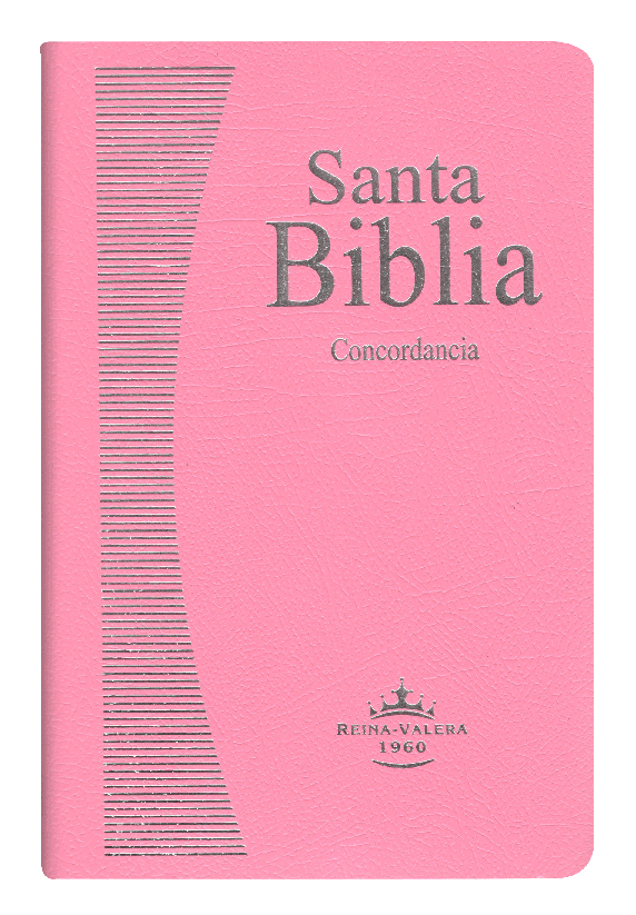 Biblia Reina Valera 1960 Mediana Letra Mediana Imitación Piel Rosa [RVR065ec]