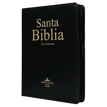 Biblia Reina Valera 1960 Grande Letra Gigante Imitación Piel Negro [RVR085LGiCZaTIPJR]
