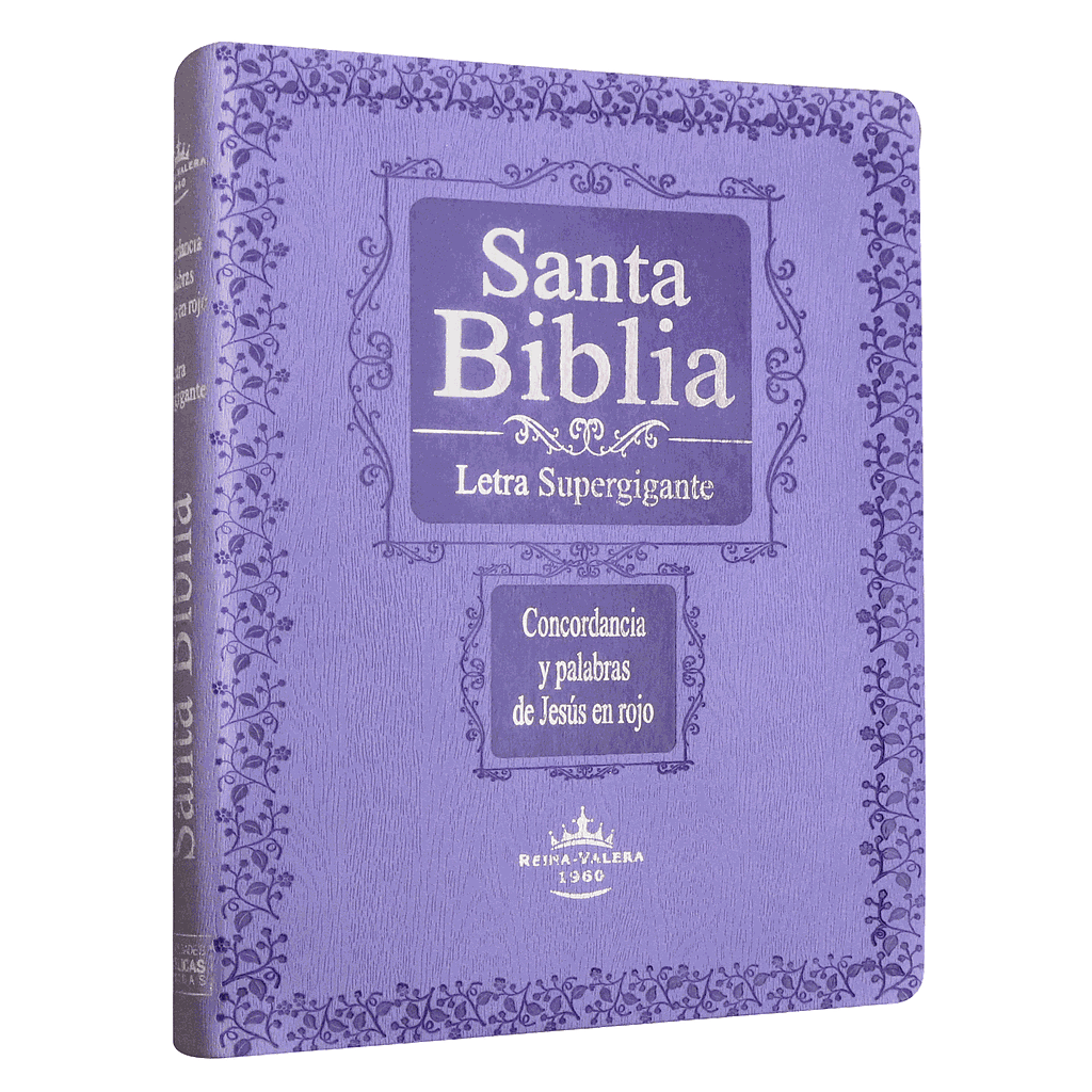 Biblia Reina Valera 1960 Gigante Letra Supergigante Imitación Piel Lila [RVR096CLSGIPJRTI]