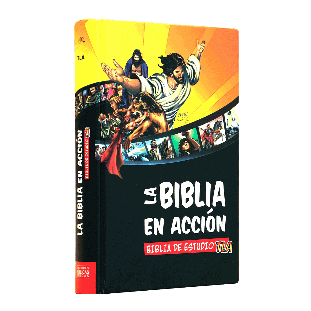 Biblia Infantil de Estudio en Acción Traducción Lenguaje Actual Mediana Letra Chica Tapa Dura [TLA063EBA]