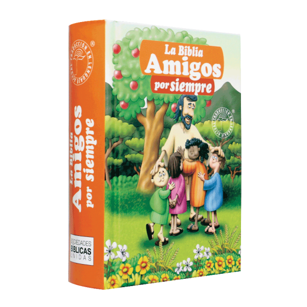 Biblia Infantil Amigos por Siempre Traducción Lenguaje Actual Tapa Dura Naranja [TLA23]