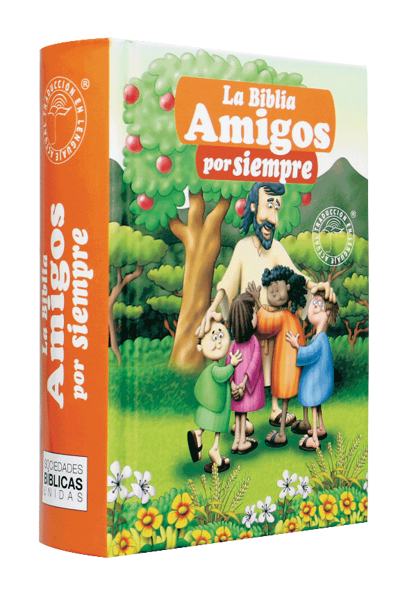 Biblia Infantil Amigos por Siempre Traducción Lenguaje Actual Tapa Dura Naranja [TLA23]