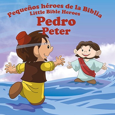 Libro Pedro Pequeños Héroes de la Biblia Bilingue