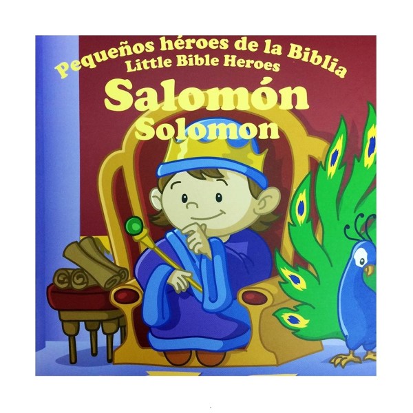 Libro Salomón Pequeños Héroes de la Biblia Bilingue