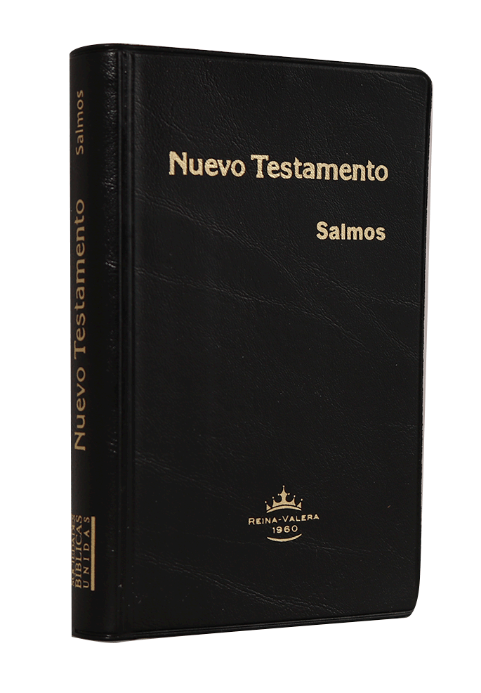 Nuevo Testamento y Salmos Reina Valera 1960 Tamaño Mini-Bolsillo Letra Chica Vinil Negro [RVR332]