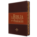 Biblia de Estudio Predicación Reina Valera 1960 Grande Letra Grande Imitación Piel Marrón [RVR086LGEETI]