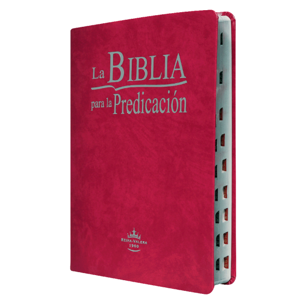 Biblia de Estudio Predicación Reina Valera 1960 Grande Letra Grande Imitación Piel Púrpura [RVR086LGEETI]