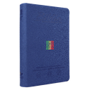 Biblia Encuentro con Dios Reina Valera Contemporánea Mediana Letra Chica Imitación Piel Azul [RVC065]