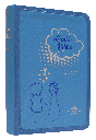 Biblia Reina Valera 1960 Chica Letra Mediana Imitación Piel Azul [RVR045cLG]