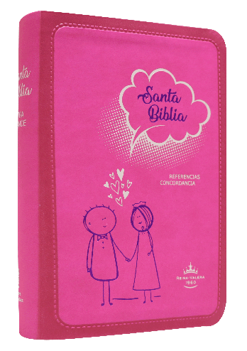 Biblia Reina Valera 1960 Chica Letra Mediana Imitación Piel Rosa [RVR045cLGPU]