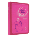 Biblia Reina Valera 1960 Chica Letra Mediana Imitación Piel Rosa [RVR045cLGPU]