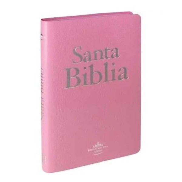 Biblia Reina Valera 1960 Mediana Letra Mediana Imitación Piel Rosa Ultrafina [RVR065e]