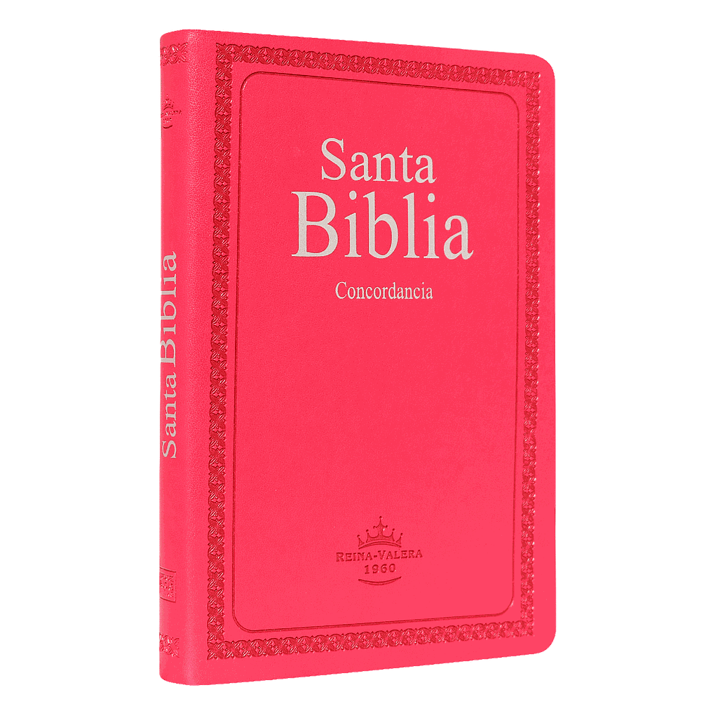 Biblia Reina Valera 1960 Mediana Letra Mediana Imitación Piel Rosa [RVR066ec]