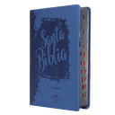 Biblia Reina Valera 1960 Mediana Letra Grande Imitación Piel Azul [RVR066cLGPJRTI]