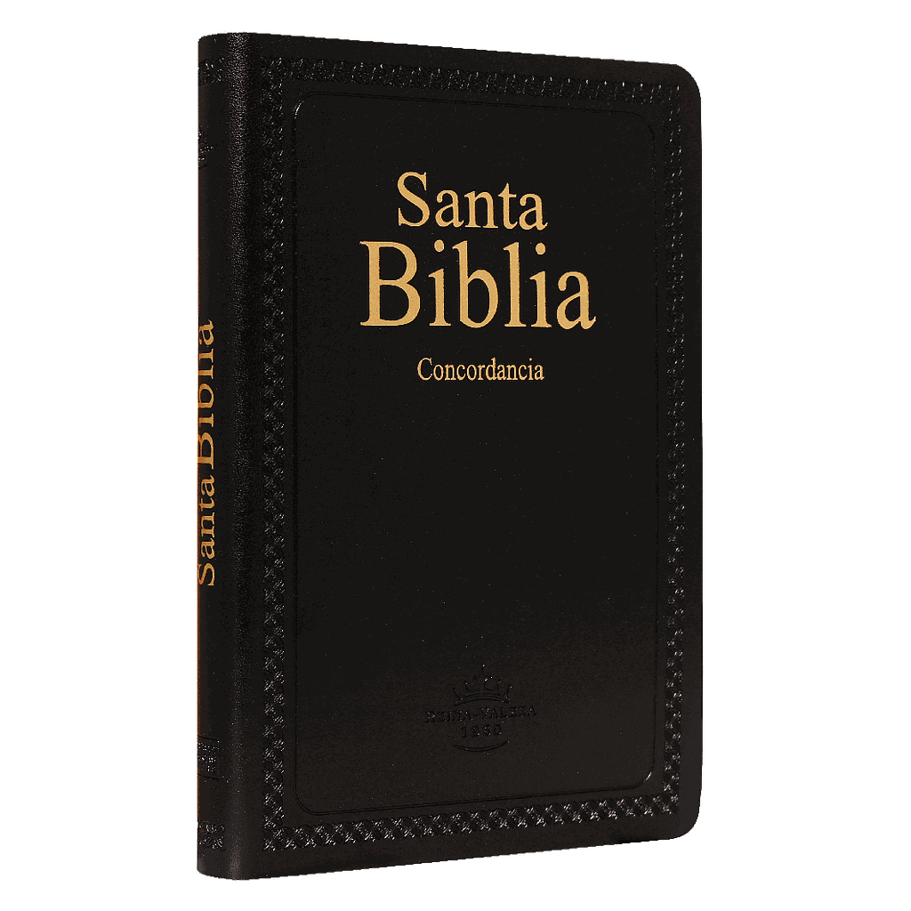 Biblia Reina Valera 1960 Mediana Letra Mediana Imitación Piel Negro [RVR066ec]