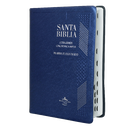 Biblia Reina Valera 1960 Mediana Letra Grande Vinil Azul [RVR052CLGPJRTI]