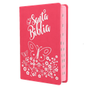 Biblia Reina Valera 1960 Mediana Letra Grande Imitación Piel Rosa [RVR066cLGPJRTIPU]