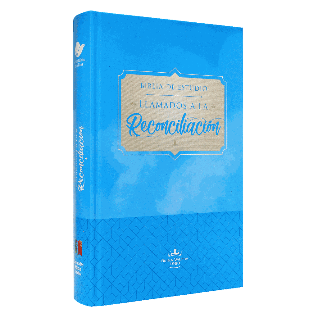 Biblia de Estudio Reconciliación Reina Valera 1960 Mediana Letra Grande Tapa Dura Azul [RVR063EELG]