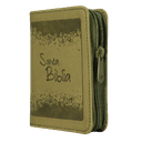 Biblia Reina Valera 1960 Mini-Bolsillo Letra Chica Imitación Piel Verde Cierre [RVR016ZPJR] 