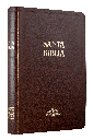 Biblia Reina Valera 1909 Mediana Letra Chica Imitación Piel Café [VR055]