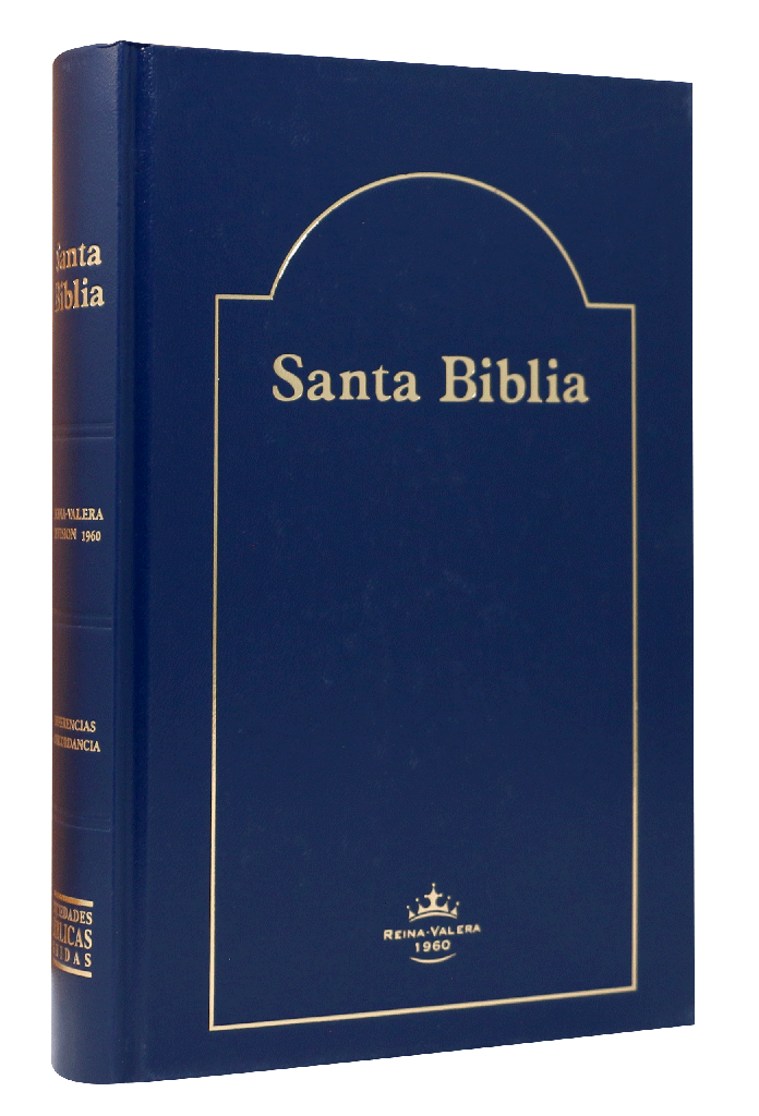 Biblia Reina Valera 1960 Mediana Letra Mediana Tapa Dura Azul [RVR073c]