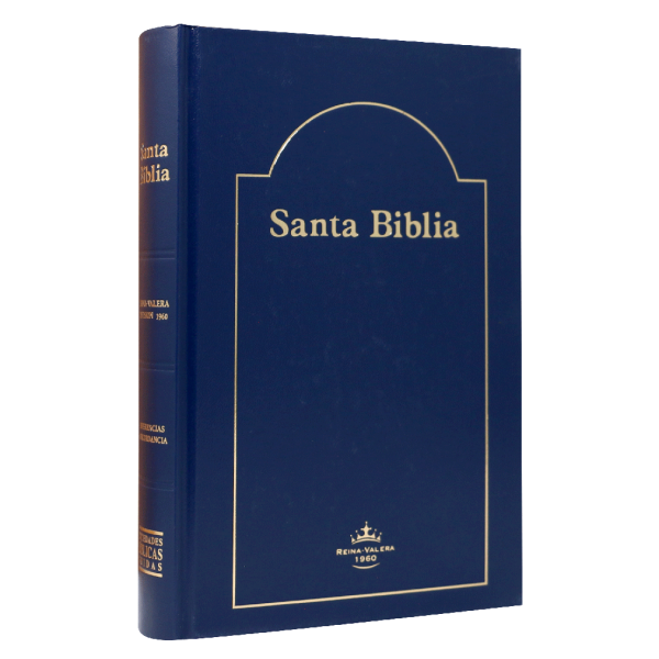 Biblia Reina Valera 1960 Mediana Letra Mediana Tapa Dura Azul [RVR073c]