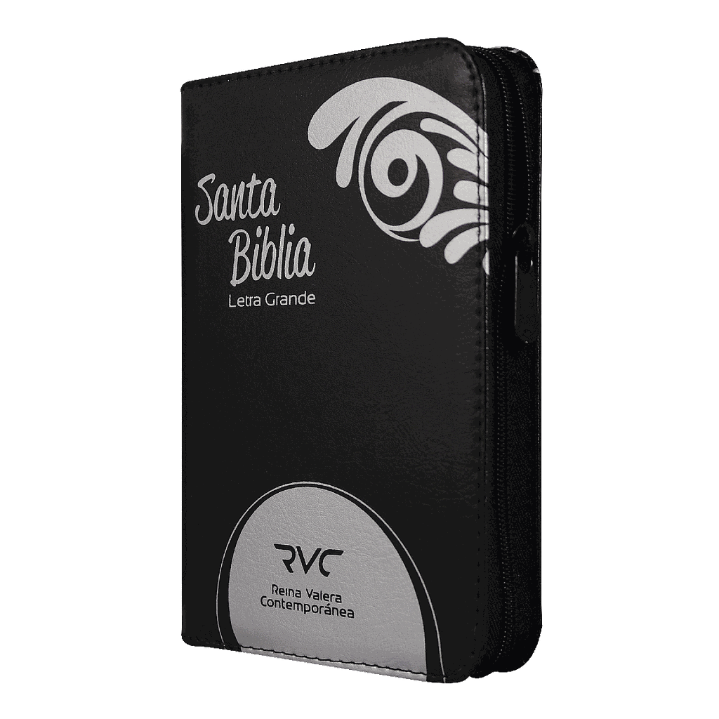 Biblia Reina Valera Contemporánea Chica Letra Mediana Imitación Piel Negro [RVC045ZTILGPJR]