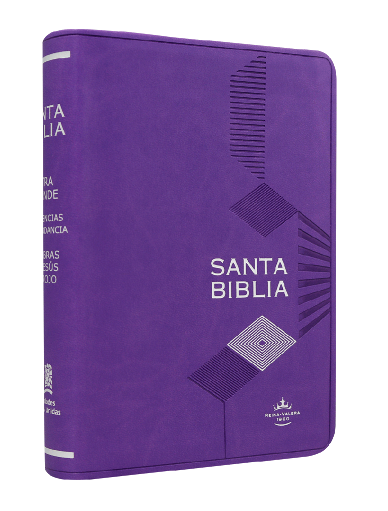 Biblia Reina Valera 1960 Chica Letra Mediana Letra Grande Imitación Piel Púrpura [RVR045cLGPJRMDM]