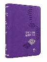 Biblia Reina Valera 1960 Chica Letra Mediana Letra Grande Imitación Piel Púrpura [RVR045cLGPJRMDM]