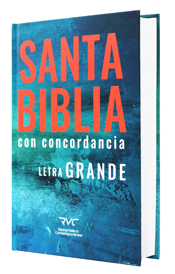 Biblia Reina Valera Contemporánea Mediana Letra Grande Tapa Dura Azul [RVC63LGc]