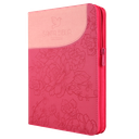 Biblia Reina Valera 1960 Grande Letra Gigante Imitación Piel Fushia Rosa Paloma Código QR [RVR086cZTILGiPJR]