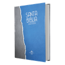 Biblia Reina Valera 1960 Grande Letra Gigante Tapa Dura Gris Azul Código QR [RVR083cLGiPJR]