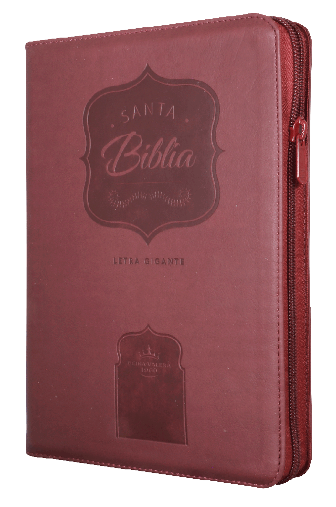 Biblia Reina Valera 1960 Grande Letra Gigante Imitación Piel Vino Código QR [RVR086cZLGiPJR]