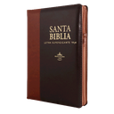Biblia Reina Valera 1960 Grande Letra Super Gigante Imitación Piel Negro/Café [RVR086cLSGiPJRZTI]
