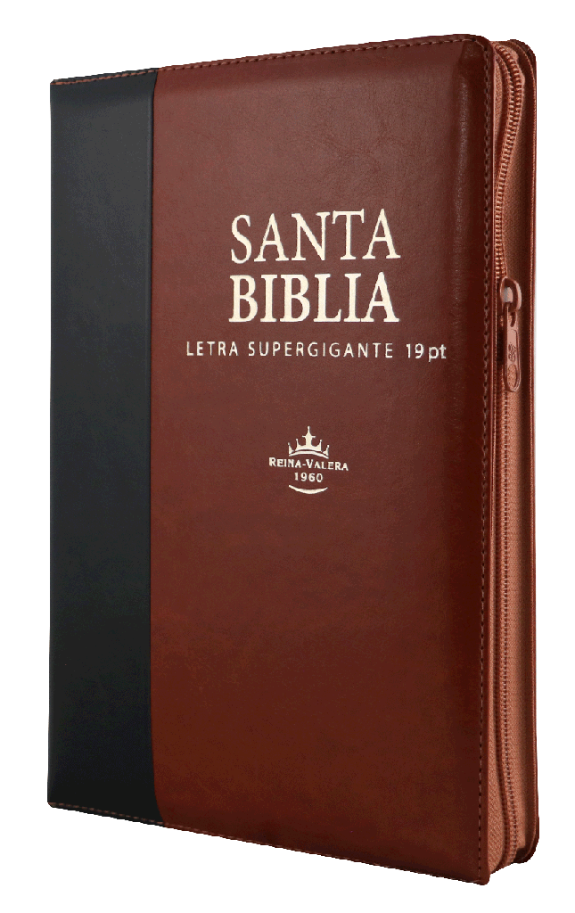Biblia Reina Valera 1960 Grande Letra Supergigante Imitación Piel Marrón Café [RVR086cLSGiPJRZTI]