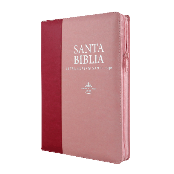 Biblia Reina Valera 1960 Grande Letra Super Gigante Imitación Piel Rosa/Fucsia [RVR086cLSGiTIPJR]