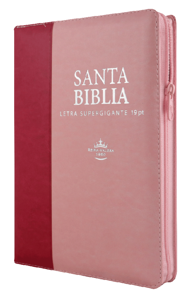 Biblia Reina Valera 1960 Grande Letra Supergigante Imitación Piel Rosa Fucsia [RVR086cLSGiTIPJR]