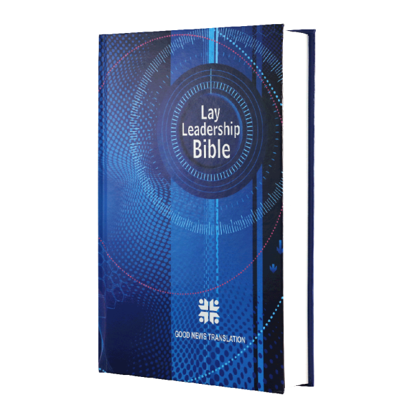 Biblia de Liderazgo Good News Traslation en Inglés Mediana Letra Chica Tapa Dura Azul