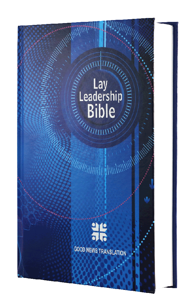 Biblia de Liderazgo Good News Traslation en Inglés Mediana Letra Chica Tapa Dura Azul